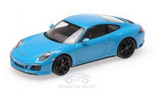 Porsche 991 GTS 1/43 Minichamps 911 (.2) Carrera 4 GTS blu 2017 modellino in miniatura