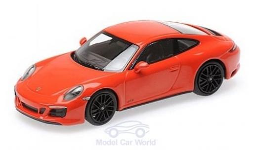 Porsche 991 GTS 1/43 Minichamps 911 (.2) Carrera 4 GTS orange 2017 modellino in miniatura