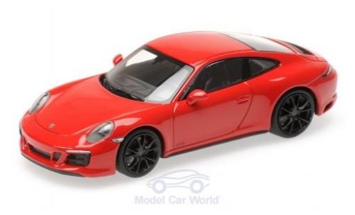 Porsche 991 GTS 1/43 Minichamps 911 (.2) Carrera 4 GTS rosso 2017 modellino in miniatura