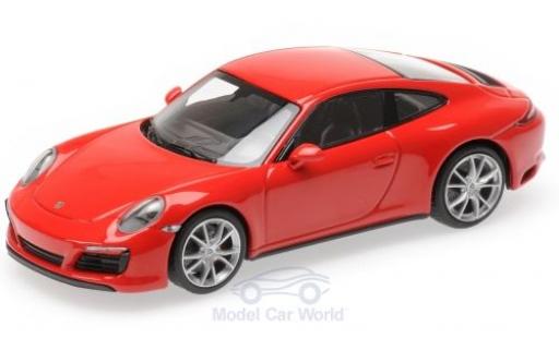 Porsche 991 4S 1/43 Minichamps 911 (.2) Carrera 4S rosso 2016 modellino in miniatura