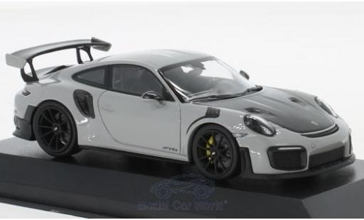 Porsche 991 GT2 RS 1/43 Minichamps 911 (.2) GT2 RS grigio/nero 2018 modellino in miniatura
