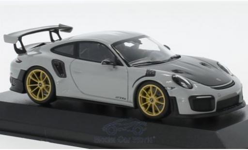 Porsche 991 GT2 RS 1/43 Minichamps 911 (.2) GT2RS grigio 2018 modellino in miniatura