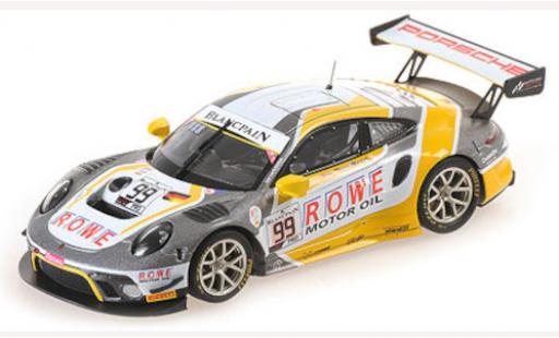 Porsche 992 GT3 R 1/43 Minichamps 911 (991.2) GT3 R No.99 ROWE Racing 24h Spa 2019 M.Campbell/D.Olsen/D.Werner modellino in miniatura