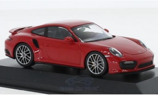 Porsche 991 Turbo S 1/43 Minichamps 911 (.2) Turbo S rosso 2017 modellino in miniatura