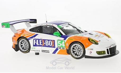 Porsche 991 GT3 R 1/18 Minichamps 911 () GT3 R No.54 Core Autosport Flex-Box 24h Daytona 2017 J.Bennett/C.Braun/P.Long/N.Jönsson modellino in miniatura