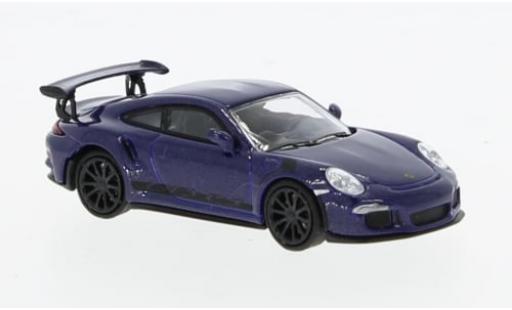 Porsche 991 GT3 RS 1/87 Minichamps 911  violett 2015 1:87 modellino in miniatura