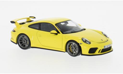 Porsche 991 GT3 1/43 Minichamps 911 (.II) gelb Sport Auto Collection 2017 1:43 modellino in miniatura