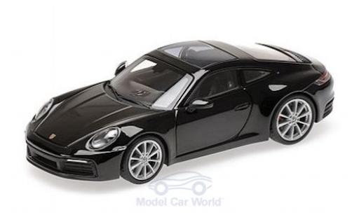 Porsche 992 4S 1/43 Minichamps 911 () Carrera 4S metallico nero 2019 modellino in miniatura