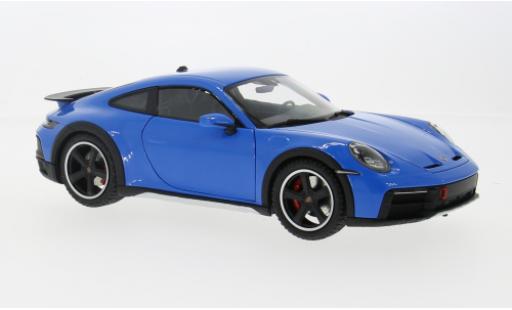Porsche 992 1/18 Minichamps 911  Dakar blau 2022 1:18 modellino in miniatura