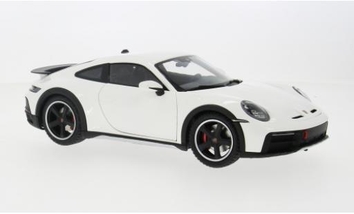 Porsche 992 1/18 Minichamps 911  Dakar weiss 2022 1:18 modellino in miniatura