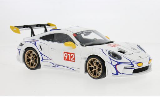 Porsche 992 GT3 R 1/18 Minichamps 911  S weiss/gelb 2023 1:18 modellino in miniatura