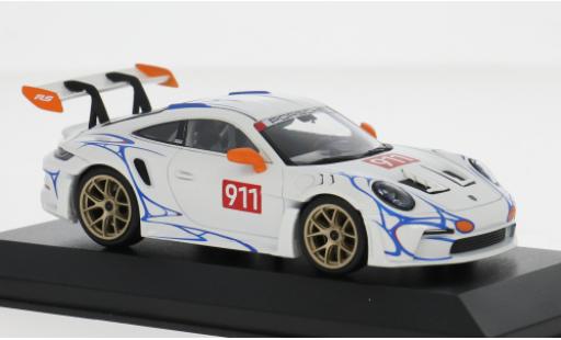 Porsche 992 GT3 R 1/43 Minichamps 911  S weiss/orange 2023 1:43 modellino in miniatura