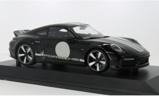 Porsche 992 1/18 Minichamps 911  Sport Classic schwarz 2022 1:18 modellino in miniatura