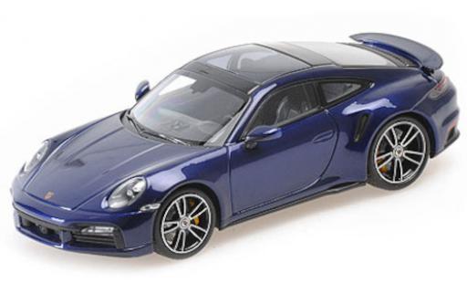 Porsche 992 Turbo s 1/43 Minichamps 911 () Turbo S metallico blu 2020 modellino in miniatura