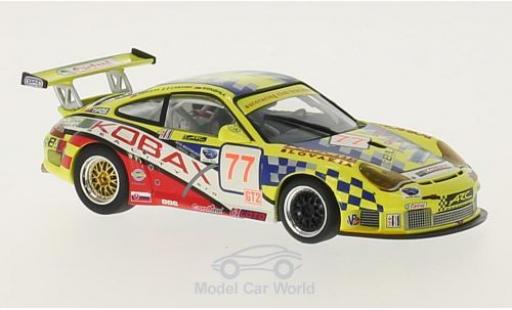 Porsche 997 GT3 RSR 1/43 Minichamps 911 (996) GT3 RSR No.77 Autoracing Club Bratislava Kobax 12h Sebring 2008 M.Konopka/M.Casadei/M.Hornak modellino in miniatura