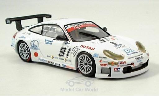 Porsche 996 GT3 RSR 1/43 Minichamps 911 () GT3 RSR No.91 T2M Motorsport 1000km Spa 2005 Yamagishi/A.Caffi/Pompidou modellino in miniatura