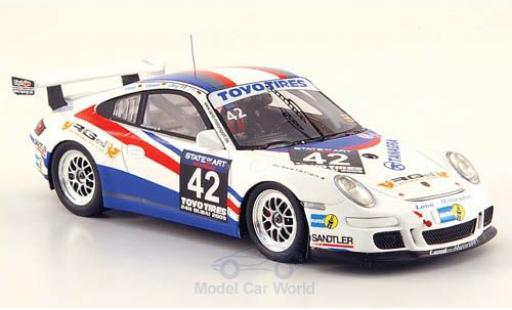 Porsche 997 GT3 CUP 1/43 Minichamps 911 () GT3 Cup No.42 24h Dubai 2009 Tilke/Abergel/Kentenich/Dzikevic modellino in miniatura