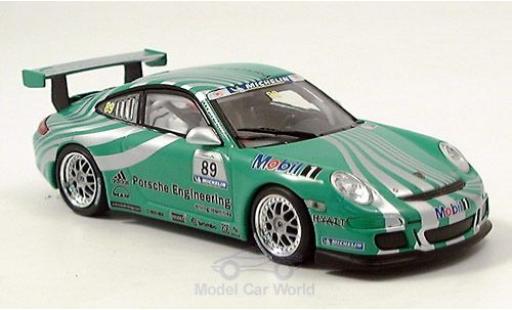 Porsche 997 GT3 1/43 Minichamps 911 () GT3 verde No.89 RAC modellino in miniatura