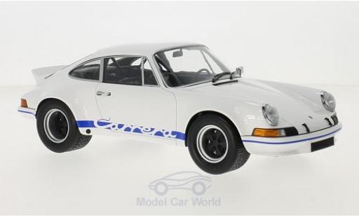 Porsche 911 SC 1/18 Minichamps Carrera RSR 2.7 bianco/blu 1973 modellino in miniatura
