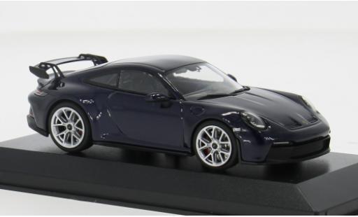 Porsche 911 1/43 Minichamps GT3 blau 2021 1:43 modellino in miniatura
