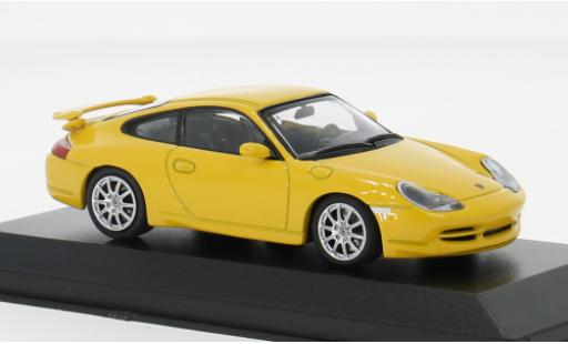 Porsche 996 GT3 1/43 Minichamps 911 gelb 1999 1:43 modellino in miniatura