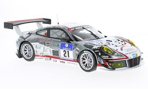 Porsche 991 GT3 R 1/18 Minichamps 911 GT3 R No.21 WTM-Racing Wochenspiegel 24h Nürburgring 2016 M.Stursberg/J.Krumbach/O.Kainz/G.Weiss modellino in miniatura