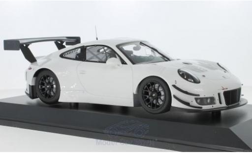 Porsche 991 GT3 R 1/18 Minichamps 911 GT3 R bianco 2018 Plainbody Version modellino in miniatura