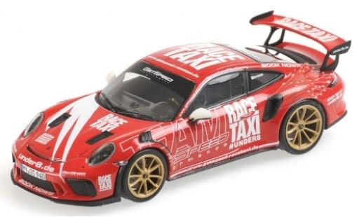 Porsche 992 GT3 R 1/43 Minichamps 911 GT3 RS (991.2) GetSpeed Performance Race Taxi Nürburgring 2019 modellino in miniatura