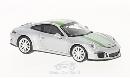 Porsche 991 R 1/87 Minichamps 911 R grigio/verde 2016 modellino in miniatura