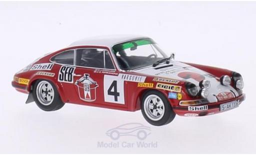 Porsche 911 1/43 Minichamps S No.4 SEB Rallye WM Rally Monte Carlo 1972 G.Larrousse/C.Perramond modellino in miniatura