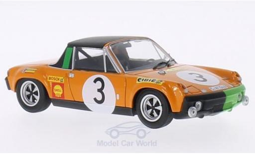 Porsche 914 1/43 Minichamps /6 No.3 Marathon de la Route 1970 B.Waldegard/J.Andersson/Chasseuil modellino in miniatura