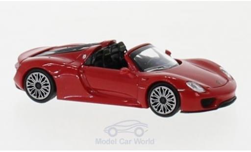 Porsche 918 1/87 Minichamps Spyder rosso 2015 modellino in miniatura