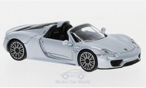 Porsche 918 1/87 Minichamps Spyder grigio 2015 modellino in miniatura
