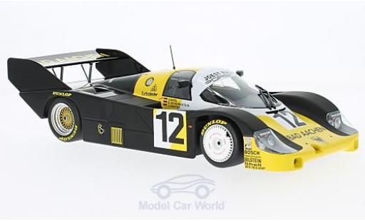 Porsche 956 1984 1/18 Minichamps K No.12 Schornstein Racing Team Bad Aachen 1000km Monza 1984 V.Merl/D.Schornstein modellino in miniatura
