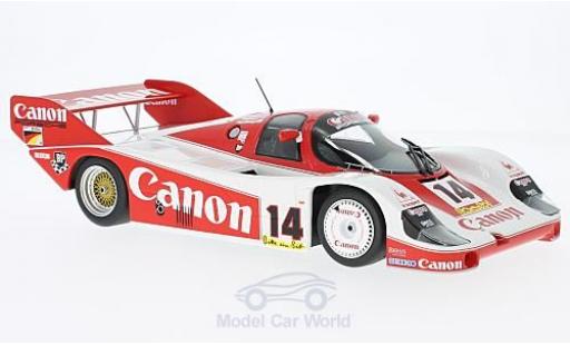 Porsche 956 1983 1/18 Minichamps K No.14 Canon Racing 1000 Km Nürburgring 1983 K.Rosberg/J.Lammers/J.Palmer modellino in miniatura
