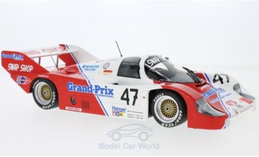 Porsche 956 1983 1/18 Minichamps K No.47 Preston Henn T-Bird Swap Shop 1000 Km Brands Hatch 1983 D.Galica/Sutherland/P.Henn modellino in miniatura