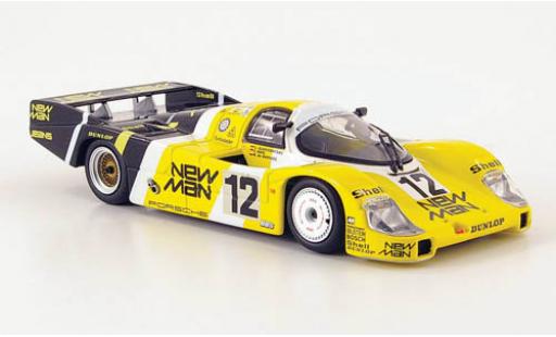 Porsche 956 1983 1/43 Minichamps L No.12 Joest Racing New Man 24h Le Mans 1983 V.Merl/C.Schickentanz modellino in miniatura