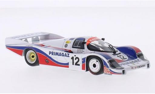 Porsche 956 1986 1/43 Minichamps L No.12 Kremer Racing Primagaz 24h Le Mans 1986 P.Yver/M.Cohen-Olivar/H.Striebig modellino in miniatura