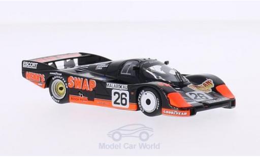 Porsche 956 1984 1/43 Minichamps L No.26 Swap Shop 24h Le Mans 1984 P.Henn/J.Rondeau/J.Paul Jr modellino in miniatura