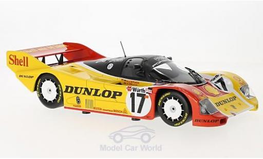Porsche 962 1987 1/18 Minichamps C No.17 AG S Supercup 200 Meilen von Nürnberg 1987 H-J.Stuck/D.Bell modellino in miniatura