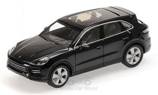 Porsche Cayenne 1/43 Minichamps metallico blu 2017 modellino in miniatura