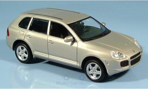 Porsche Cayenne Turbo 1/43 Minichamps Turbo metallico beige 2002 modellino in miniatura