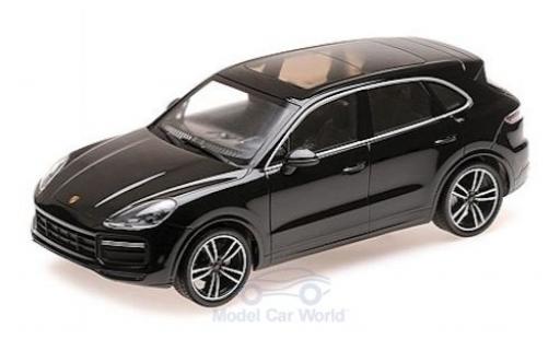Porsche Cayenne Turbo S 1/18 Minichamps Turbo S nero 2017 modellino in miniatura