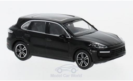 Porsche Cayenne Turbo 1/87 Minichamps Turbo nero 2017 modellino in miniatura