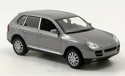 Porsche Cayenne 1/43 Minichamps V6 metallico grigio 2003 modellino in miniatura