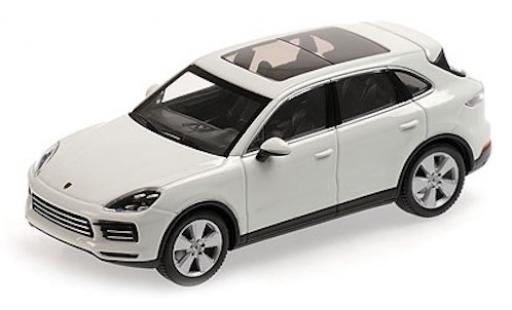 Porsche Cayenne 1/43 Minichamps bianco 2017 modellino in miniatura
