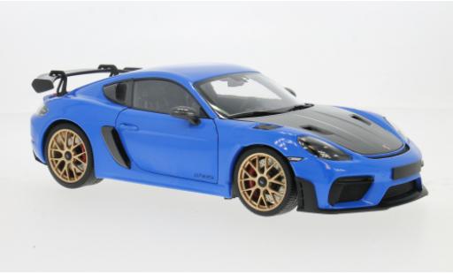 Porsche Cayman GT4 1/18 Minichamps RS blau 2024 1:18 modellino in miniatura