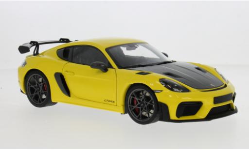Porsche Cayman GT4 1/18 Minichamps RS gelb 2024 1:18 modellino in miniatura
