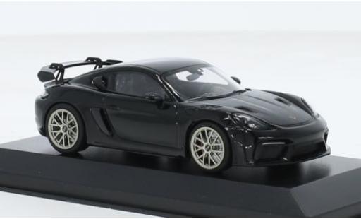 Porsche Cayman GT4 1/43 Minichamps RS schwarz 2021 1:43 modellino in miniatura