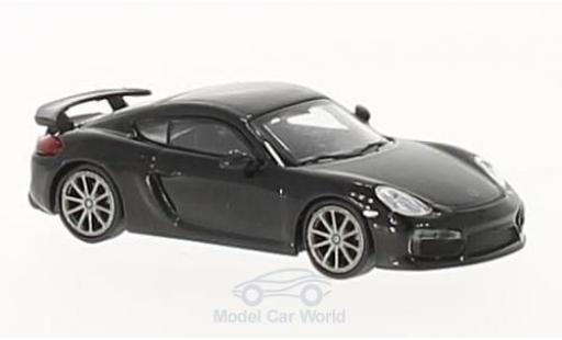 Porsche Cayman GT4 1/87 Minichamps GT4 nero 2016 modellino in miniatura